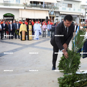 ΕΠΙΣΗΜΗ ΔΟΞΟΛΟΓΙΑ ΣΤΟΝ Ι.Ν. ΑΓΙΟΥ ΝΙΚΟΛΑΟΥ ΣΤΗΝ ΑΛΙΚΑΡΝΑΣΣΟ ΚΑΙ ΚΑΤΑΘΕΣΗ ΣΤΕΦΑΝΩΝ