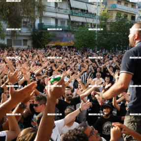 ΠΟΡΕΙΑ ΦΙΛΑΘΛΩΝ ΜΕ ΤΟ ΛΕΩΦΟΡΕΙΟ ΤΗΣ ΟΜΑΔΑΣ ΤΟΥ ΟΦΗ