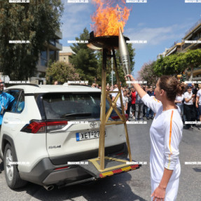 Η ΟΛΥΜΠΙΑΚΗ ΦΛΟΓΑ ΣΤΟ ΗΡΑΚΛΕΙΟ