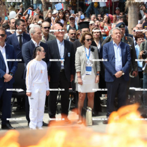 Η ΟΛΥΜΠΙΑΚΗ ΦΛΟΓΑ ΣΤΟ ΗΡΑΚΛΕΙΟ