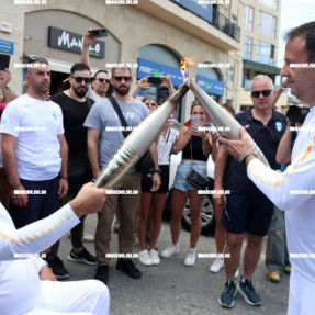 Η ΟΛΥΜΠΙΑΚΗ ΦΛΟΓΑ ΣΤΟ ΗΡΑΚΛΕΙΟ